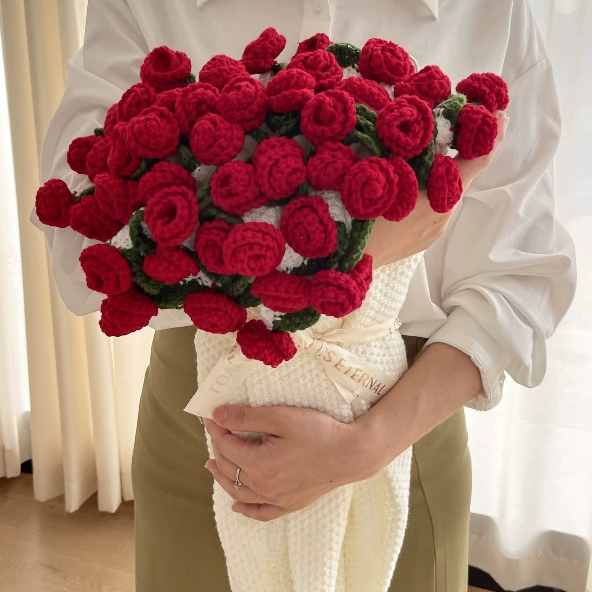 Flash Sale - Premium Rose/Sunflower Bouquet Blanket