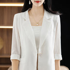 Thin Ice Silk Blazer for Women