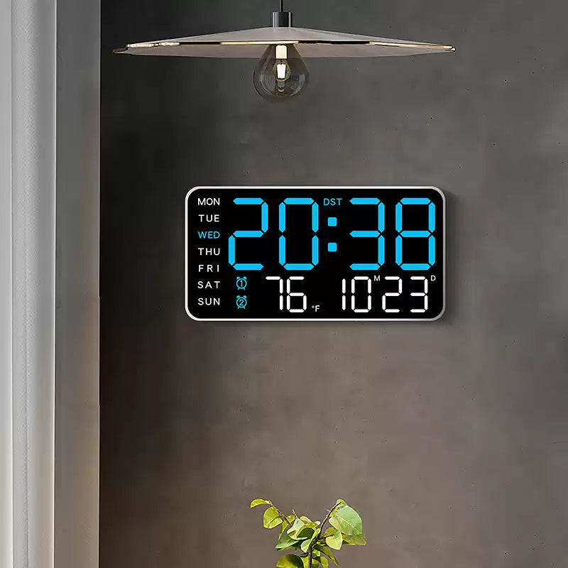 Multifunctional decorative LED digital wall clock
