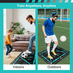 NOW! Non-Slip Football Training Mat - Durable & Portable, Perfect for Footwork Drills Anywhere