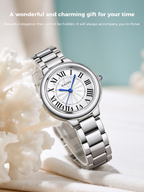 Luminous Ladies Steel Strap Waterproof Quartz Watch