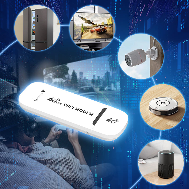 2026‘s New Portable Hub | USB 4G LTE Mobile Hotspot | 150Mbps for Travel & Work