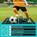 NOW! Non-Slip Football Training Mat - Durable & Portable, Perfect for Footwork Drills Anywhere