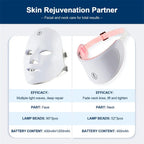7-Color LED Face & Neck Light Therapy Mask