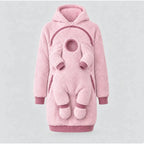 Plush Kangaroo Babywearing Fleece Hoodie