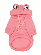 Cozy Frog Fleece Dog Hoodie