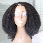 4C Afro Kinky Curly Virgin Human Hair Wig