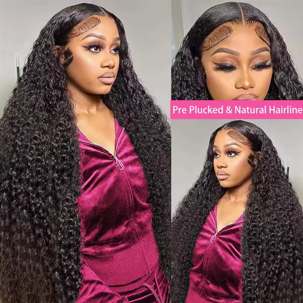 Deep Wave HD Lace Front Wig, Up to 42 Inch