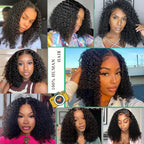 Water Wave Glueless Short Bob Wig