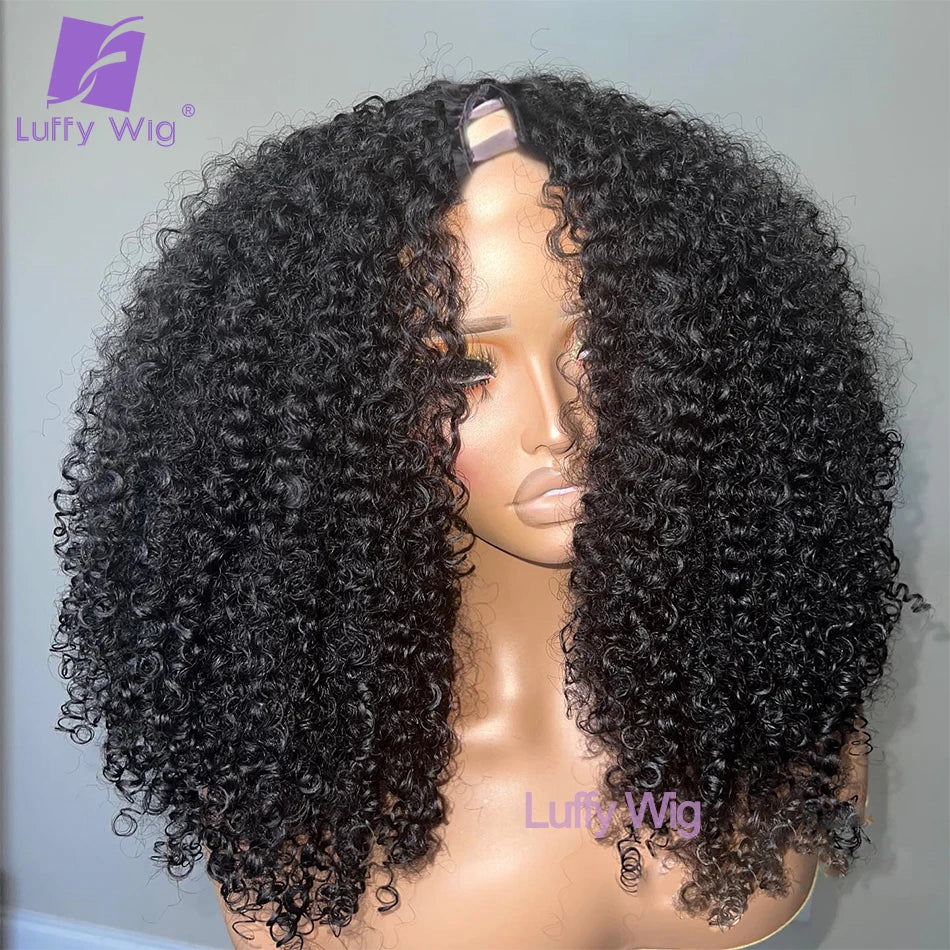 Tight Afro Kinky Curly V-Part Wig