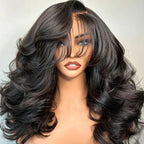 Body Wave Lace Front Wig with Bangs
