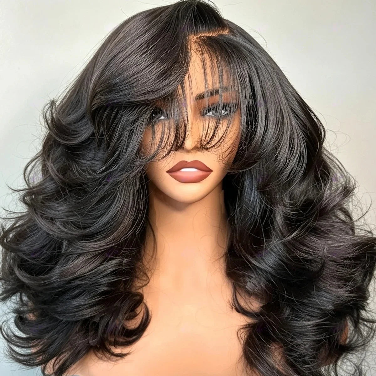 Body Wave Lace Front Wig with Bangs
