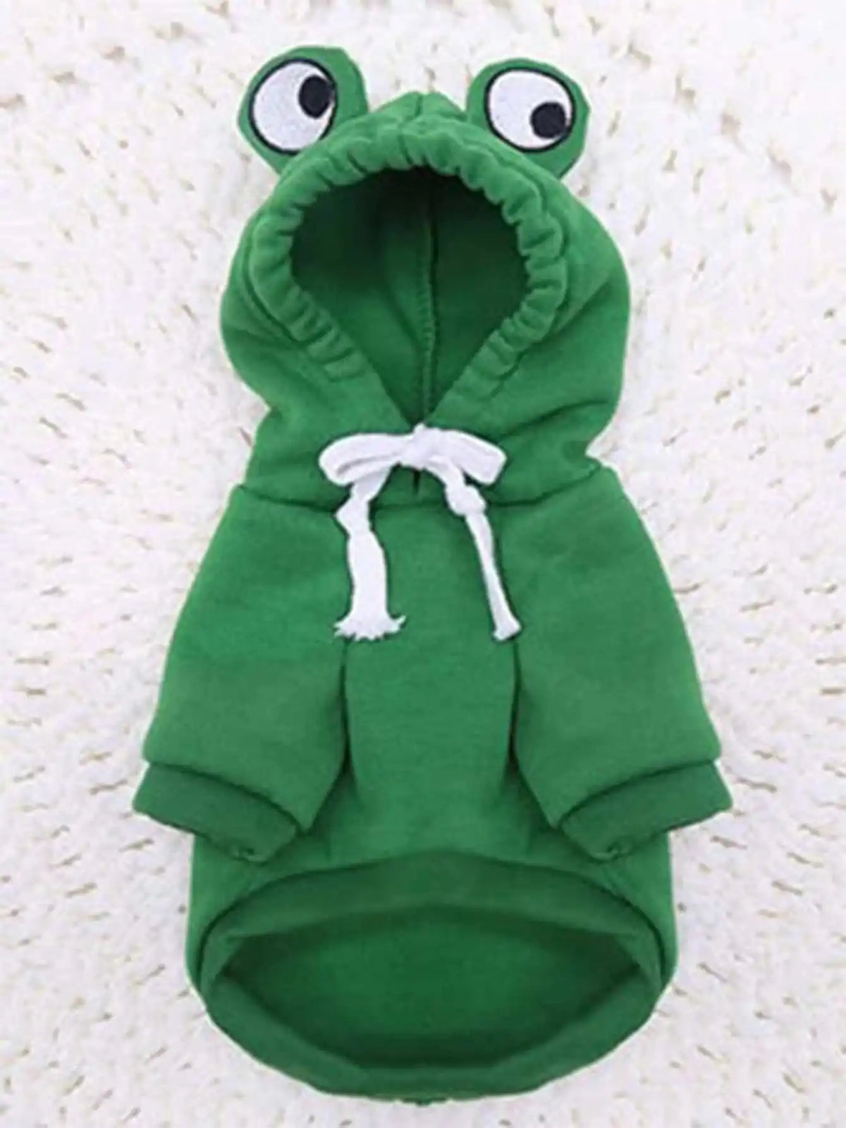 Cozy Frog Fleece Dog Hoodie