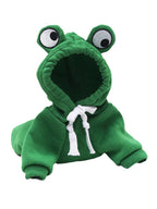 Cozy Frog Fleece Dog Hoodie