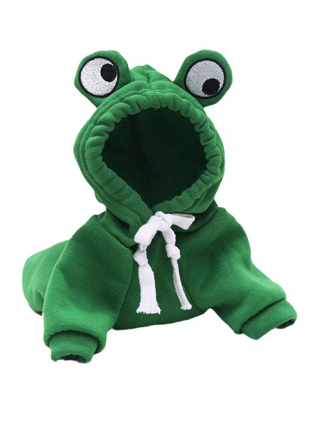 Cozy Frog Fleece Dog Hoodie