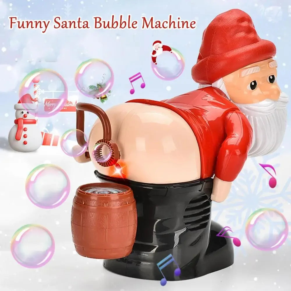 Funny Santa Butt Bubble Blower Toy