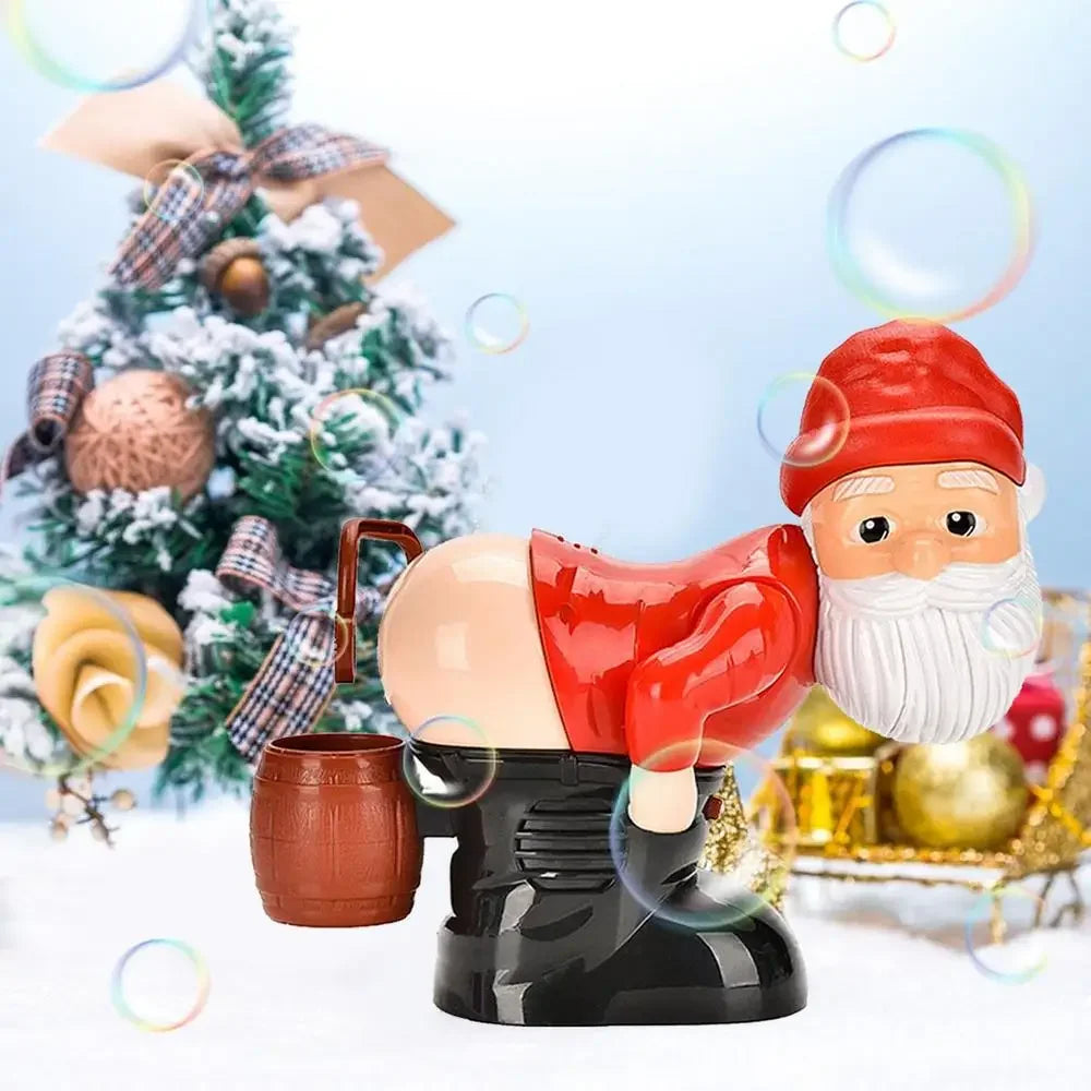 Funny Santa Butt Bubble Blower Toy