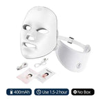 7-Color LED Face & Neck Light Therapy Mask