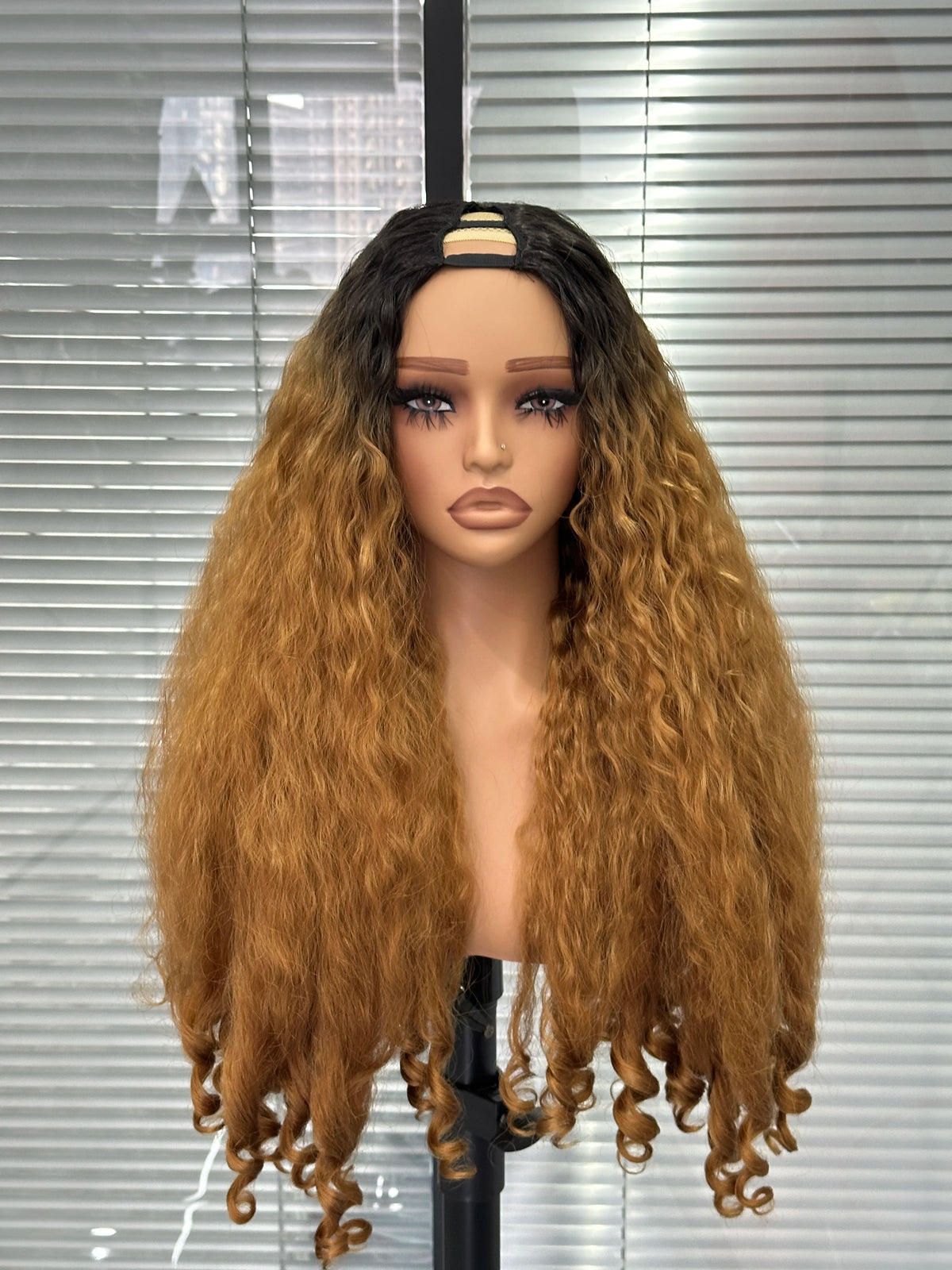 V-Part Yaki Loose Wave Glueless Wig