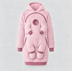 Plush Kangaroo Babywearing Fleece Hoodie