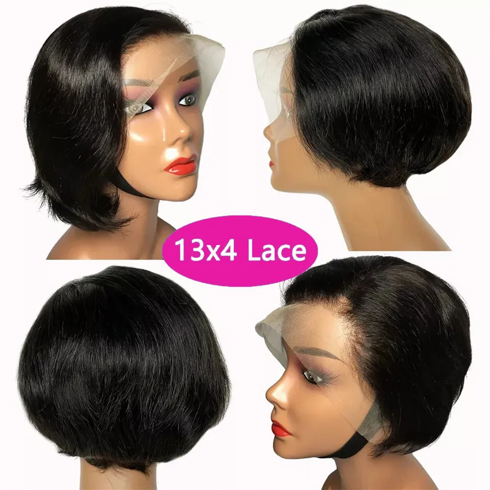 Straight Pixie Cut Lace Front Wig