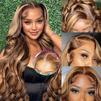 P4/27 Highlight Body Wave HD Lace Wig