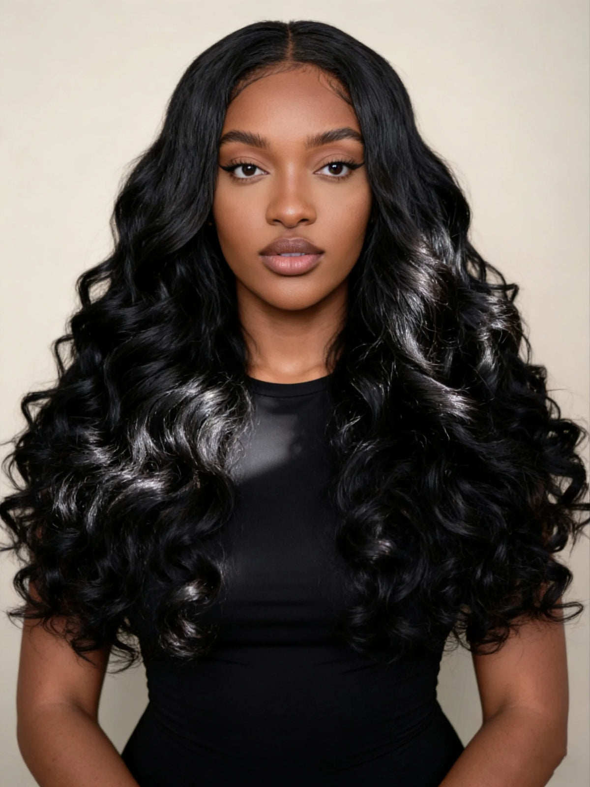 V-Part Yaki Loose Wave Glueless Wig