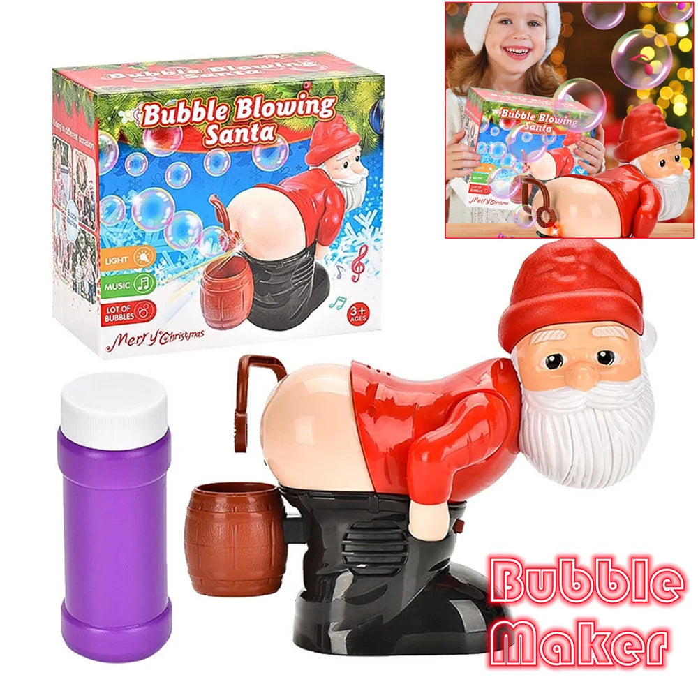 Funny Santa Butt Bubble Blower Toy