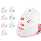 7-Color LED Face & Neck Light Therapy Mask