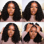 Water Wave Glueless Short Bob Wig