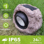 Offer - Solar Powered LED Rock Lamp