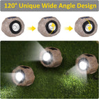 Offer - Solar Powered LED Rock Lamp
