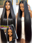 Glueless Straight V-Part Human Hair Wig