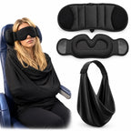 Ergonomic Airplane Headrest and Body Sling Kit