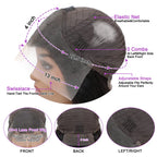 Natural Black Body Wave HD Lace Front Wig