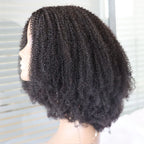 4C Afro Kinky Curly Virgin Human Hair Wig
