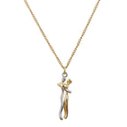 Sweet Embrace Pendant, Adjustable Silver Chain