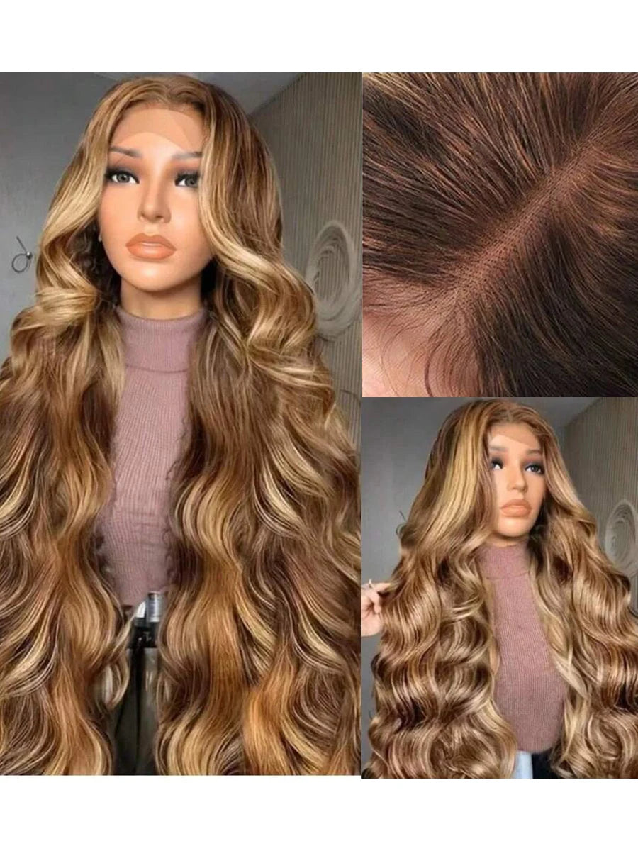 Ombre Honey Blonde Body Wave HD Lace Wig