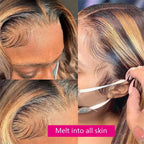 P4/27 Honey Blonde Highlight Body Wave Wig