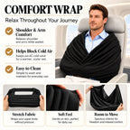 Ergonomic Airplane Headrest and Body Sling Kit