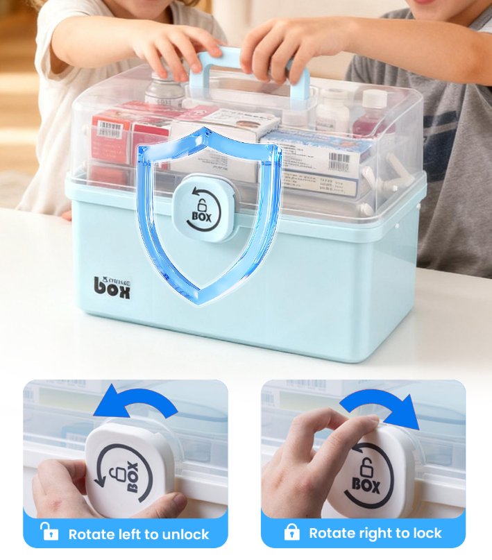 Flash Sale! Household Multi-Tier Large Capacity Medicine Box
