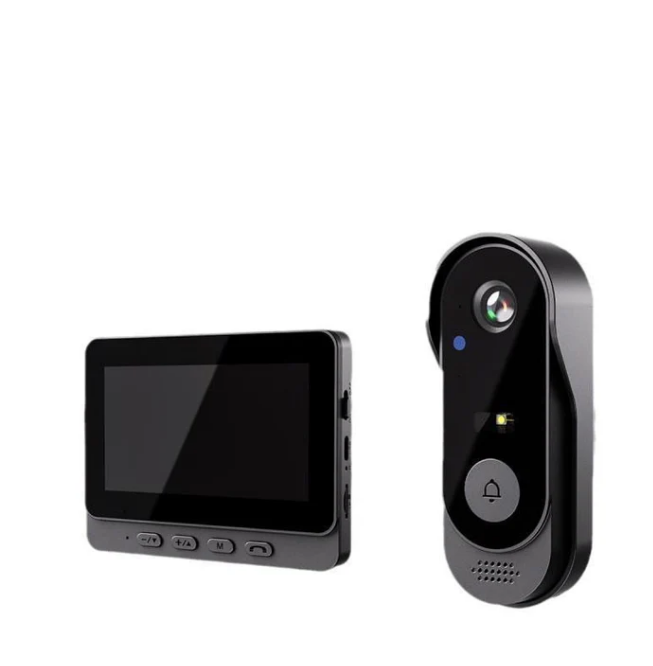 Wireless Video doorbell with Monitor & Camera
