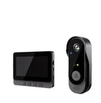 New Year's Special Offer Wireless doorbell camera: 1080P, 170° angle, 4.3-inch screen, IPX65 outdoor waterproof, night vision