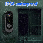 New Year's Special Offer Wireless doorbell camera: 1080P, 170° angle, 4.3-inch screen, IPX65 outdoor waterproof, night vision