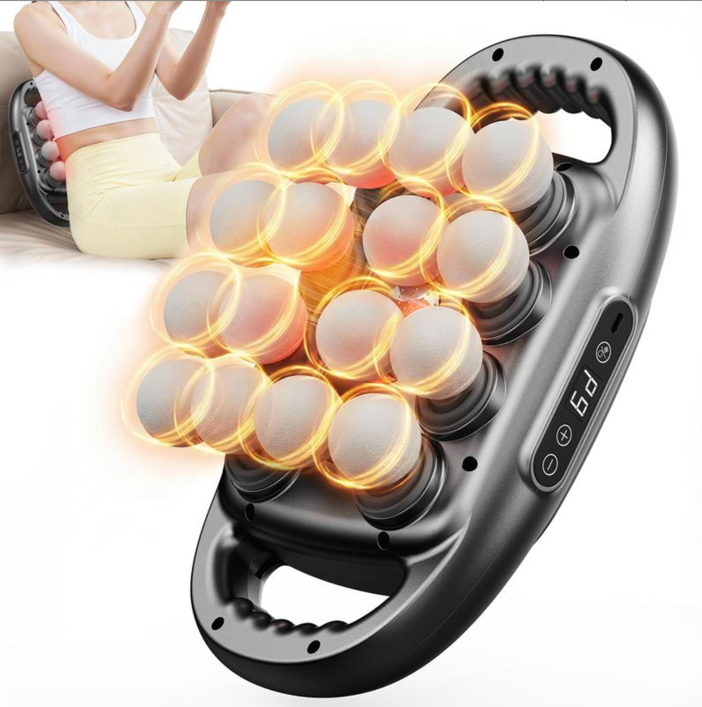 MuscleForge Pro 16-Headed Massage Gun