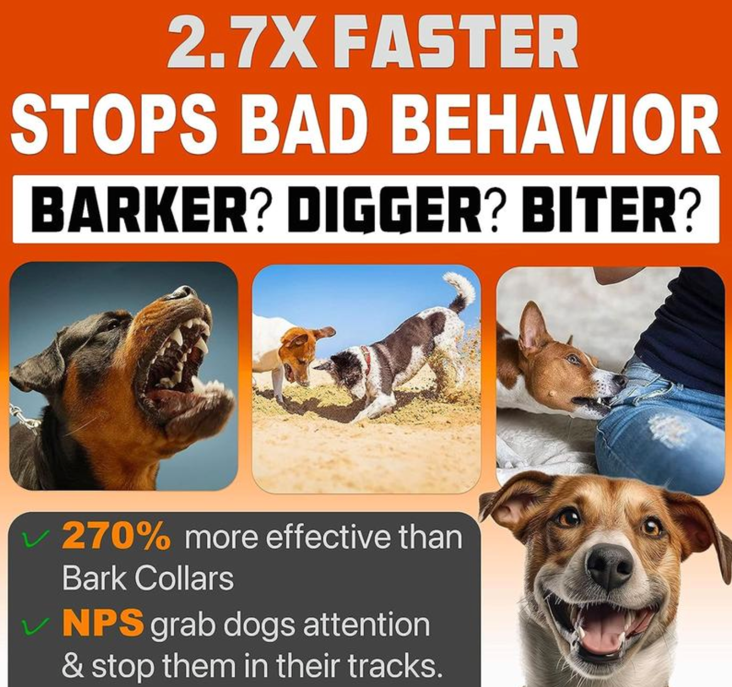 Release Dog Bark Deterrent Device