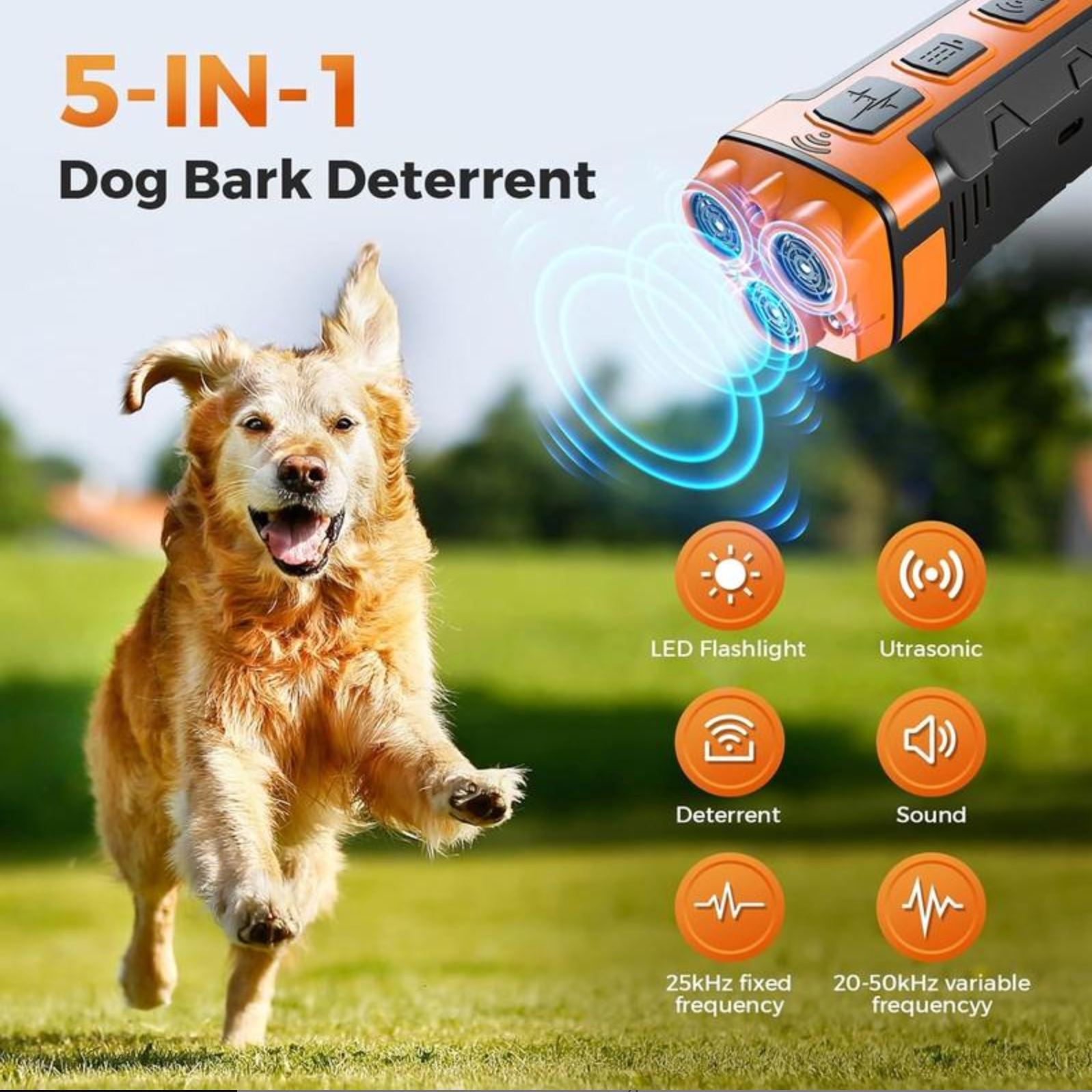 Release Dog Bark Deterrent Device