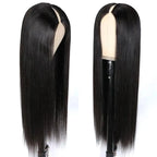 Glueless Straight V-Part Human Hair Wig
