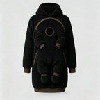 Plush Kangaroo Babywearing Fleece Hoodie