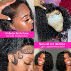 Water Wave Glueless Short Bob Wig